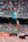 Aleksandr Menkov in the long jump at the  2013 IAAF Diamond League, Sainsbury's Anniversary Games, Queen Elizabeth Olympic Park, London.
